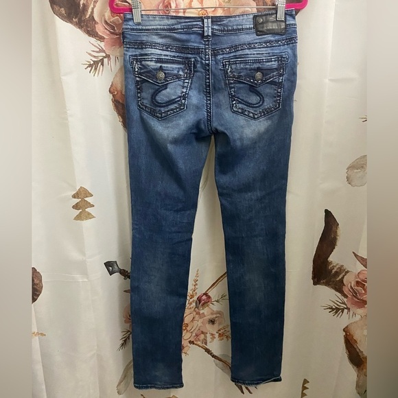 Size 27 x 33 silver “aiko” jeans​​​​​ - Picture 4 of 7